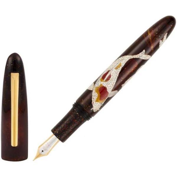 Taccia Miyabi Maki-e Imperial Koi Fountain Pen, Limited Edition (Nib: B)