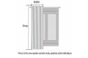 Taj Faux Silk Eyelet Curtain 138x220cm Orange - Single - AfterPay & zipPay Available