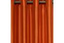 Taj Faux Silk Eyelet Curtain 138x220cm Orange - Single - AfterPay & zipPay Available