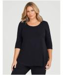 Taking Shape Bamboo Base 3/4 Sleeve Top Pink 24