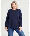 Taking Shape Organic Long Sleeve Basic Top Black 18