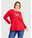 Taking Shape Organic Long Sleeve Basic Top Jetset Red 24