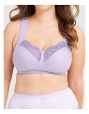 Taking Shape Wirefree Cotton Comfort Bra in Purple 20 E