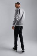Tall Faux Suede Bomber With Chunky Rib