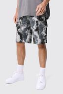 Tall Fixed Relaxed Camo Cargo Detail Short