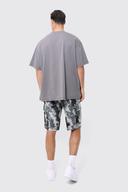 Tall Fixed Relaxed Camo Cargo Detail Short