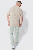 Tall Fixed Waist Cargo Gusset Straight Trouser