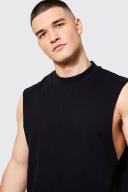 Tall Heavyweight Extended Neck Drop Armhole Tank