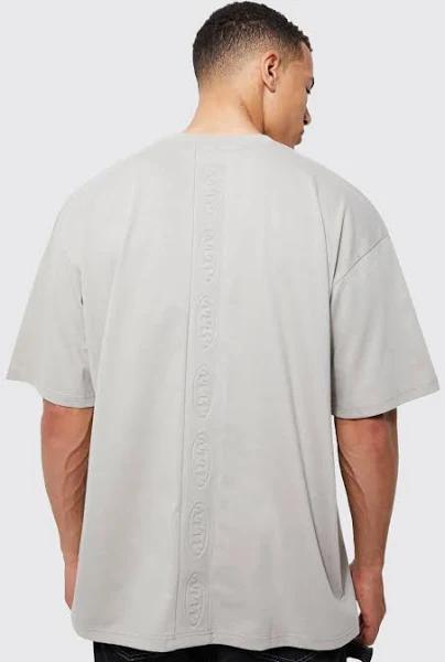 Tall Man Oversized Debossed Rib T-Shirt