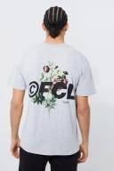 Tall Oversized Ofcl Floral Graphic T-Shirt