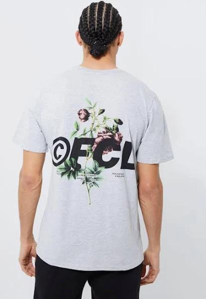 Tall Oversized Ofcl Floral Graphic T-Shirt