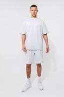 Tall Oversized Scuba T-Shirt and Short Set