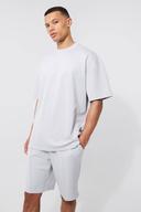 Tall Oversized Scuba T-Shirt and Short Set