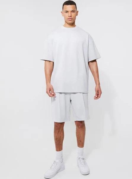Tall Oversized Scuba T-Shirt and Short Set