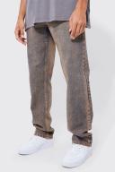 Tall Relaxed Rigid Acid Wash Jeans