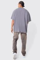 Tall Relaxed Rigid Acid Wash Jeans