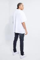 Tall Skinny Stretch Ripped Jean With Zip Hem