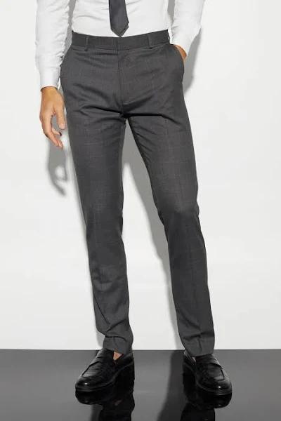 Tall Slim Fit Check Tailored Trouser