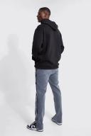 Tall Straight Leg Popper Elastic Waist Jean
