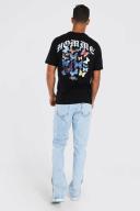 Tall Straight Leg Popper Hem Jean