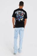 Tall Straight Leg Popper Hem Jean
