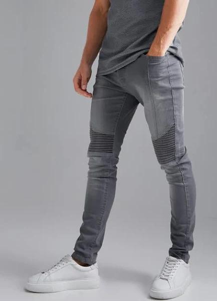 Tall Stretch Skinny Fit Biker Jean