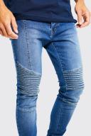 Tall Stretch Skinny Fit Biker Jean