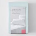 Target 250 Thread Count Cotton Fitted Sheet | Grey | King Single Bed
