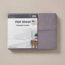 Target 250 Thread Count Polyester Cotton Flat Sheet | Blue | King Bed | Cotton/Polyester