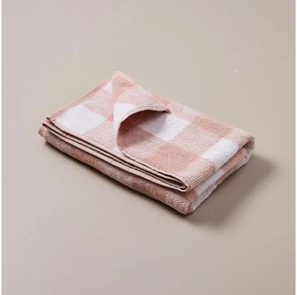 Target Brenn Gingham Bath Towel - Pink - AfterPay & zipPay Available