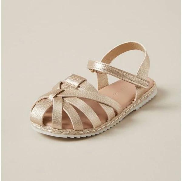 Target Kids Junior Brea II Sandals - Gold - 9 - AfterPay & zipPay Available