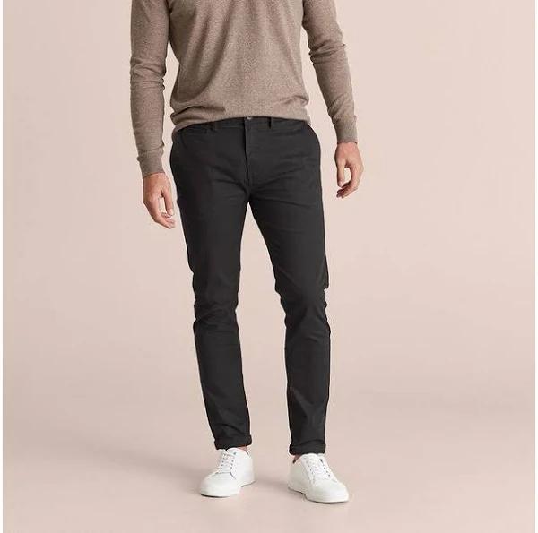 Target Man Slim Chino Pants | Black | Size 32