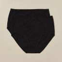 Target Woman 2 Pack Everyday Cotton Full Briefs; Style LFB30307 | Black | Size 12