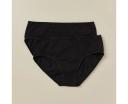 Target Woman 2 Pack Everyday Cotton Midi Briefs; Style LMD30309 | Black | Size 12
