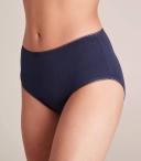 Target Woman 5 Pack Cotton/Elastane Midi Briefs; Style LMD183553 | Blue | Size 18