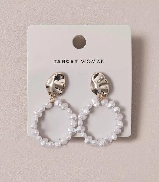 Target Woman Core Shell Earrings | Gold