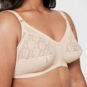 Target Woman Fuller Figure Firm Support Wirefree Bra; Style LBR96370 | Brown | 22DD | Size 22DD