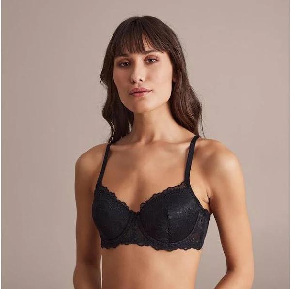 Target Woman Lace Balconette Bra; Style TLLBB090 | Black | 12A | Size 12A