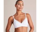 Target Woman Lace Wirefree Contour T-Shirt Bra; Style TLLWF090 | White | 14B | Size 14B