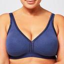 Target Woman Moulded Wirefree Bra; Style Y125FT | Blue | 18D | Size 18D