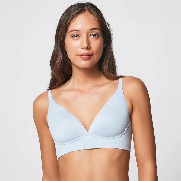 Target Woman Wirefree Soft Comfort T-Shirt Bra; Style T010 | Blue | 14D | Size 14D
