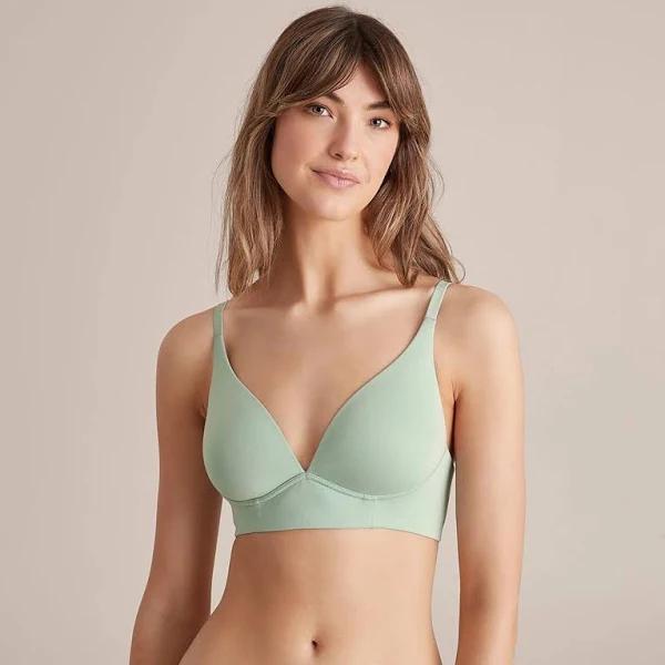 Target Woman Wirefree Soft Comfort T-Shirt Bra; Style T010 | Green | 10A | Size 10A