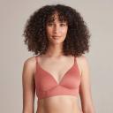 Target Woman Wirefree Soft Comfort T-Shirt Bra; Style T010 | Orange | 16D | Size 16D