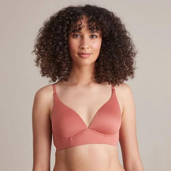 Target Woman Wirefree Soft Comfort T-Shirt Bra; Style T010 | Orange | 16D | Size 16D