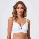 Target Woman Wirefree Soft Comfort T-Shirt Bra; Style T010 | White | 10A | Size 10A