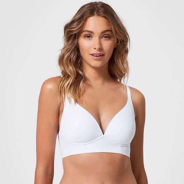 Target Woman Wirefree Soft Comfort T-Shirt Bra; Style T010 | White | 10A | Size 10A