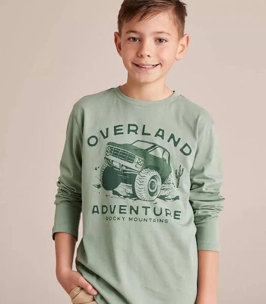 Target Youth Graphic Print Top | Green | Size 12