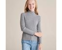 Target Youth Rib Knit Skivvy | Grey | Size 8