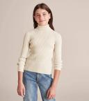 Target Youth Rib Knit Skivvy | Neutral | Size 8