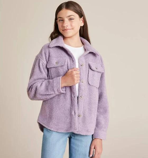 Target Youth Teddy Shacket | Purple | Size 10
